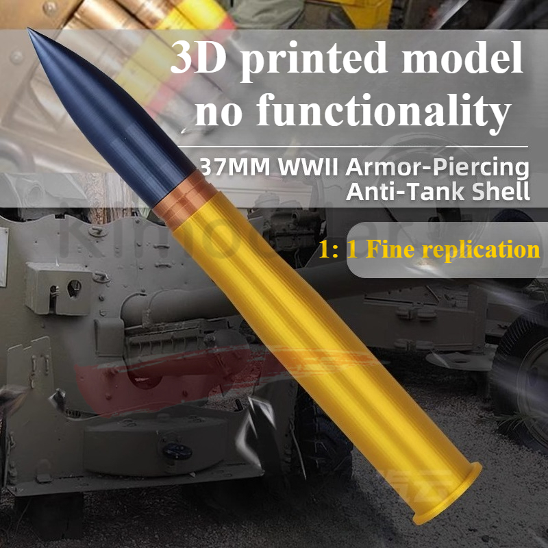Power Tools World - 3D Baskı İkinci Dünya Savaşı 37mm