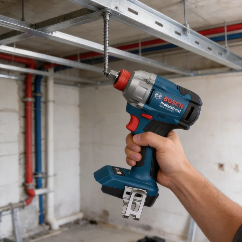 Power Tools Professional - Bosch GDX 18V-285 Akülü Darbeli Tornavida/Somun