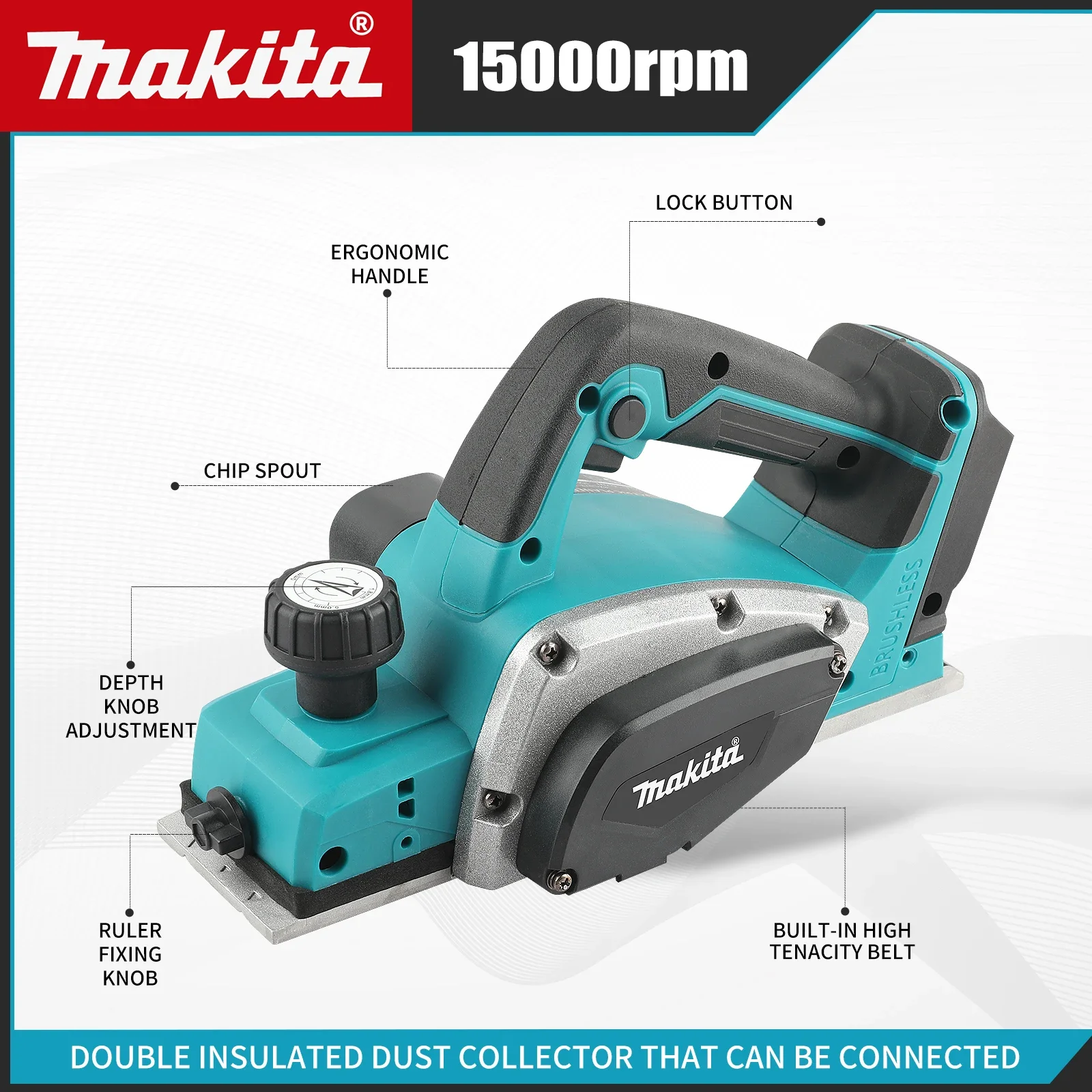 DKP180 Fırçasız, Kablosuz, Şar - Planer Handheld Electric incelemesi ve fiyatı
